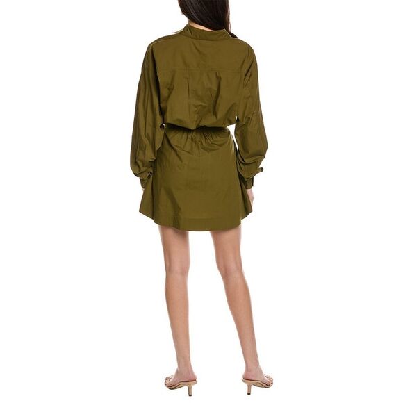 Merlette Womens  Bedford Shirtdress, Green - Picture 2 of 3